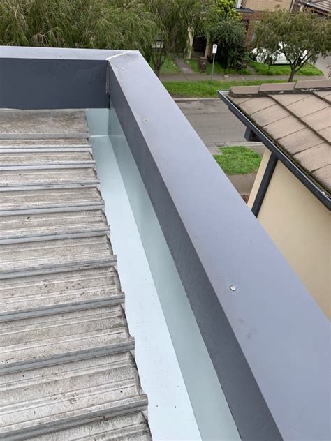 metal sales box gutter installation|colorbond box gutter.